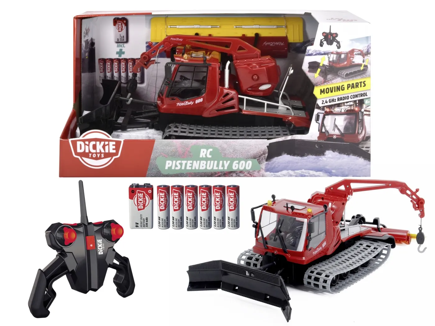 DICKIE UTILAJ PENTRU DESZAPEZIRE CU TELECOMANDA PISTENBULLY 600