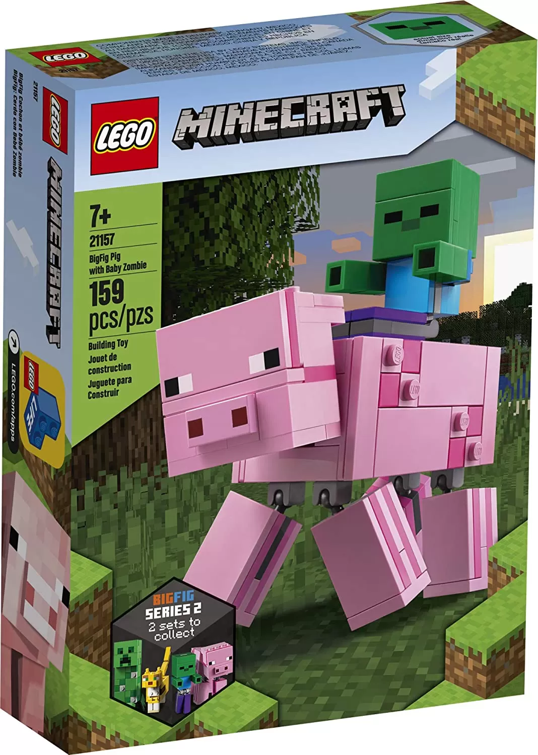 LEGO PORC BIGFIG CU BEBELUS DE ZOMBI
