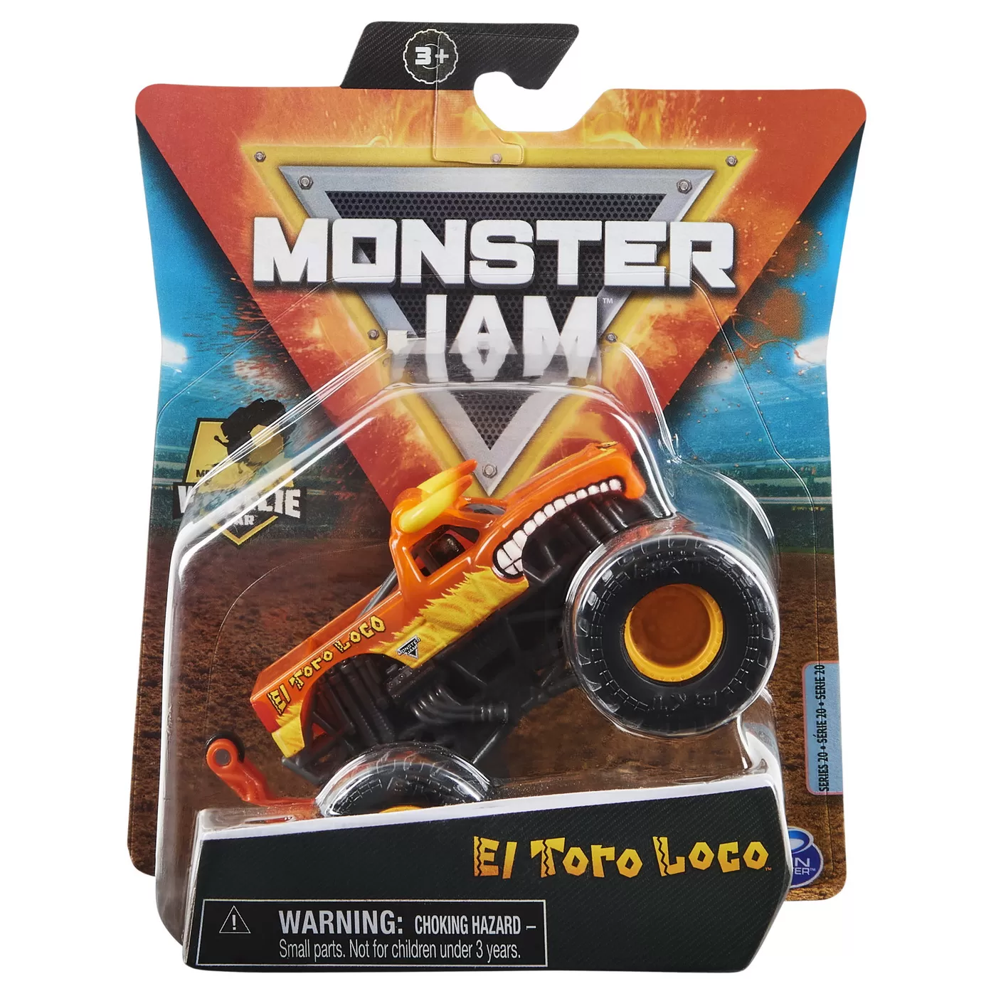 MONSTER JAM MASINUTA METALICA EL TORO LOCO SCARA 1 LA 64
