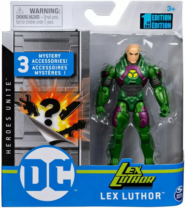 FIGURINA LEX LUTHOR 10CM FLEXIBILA SI CU ACCESORII