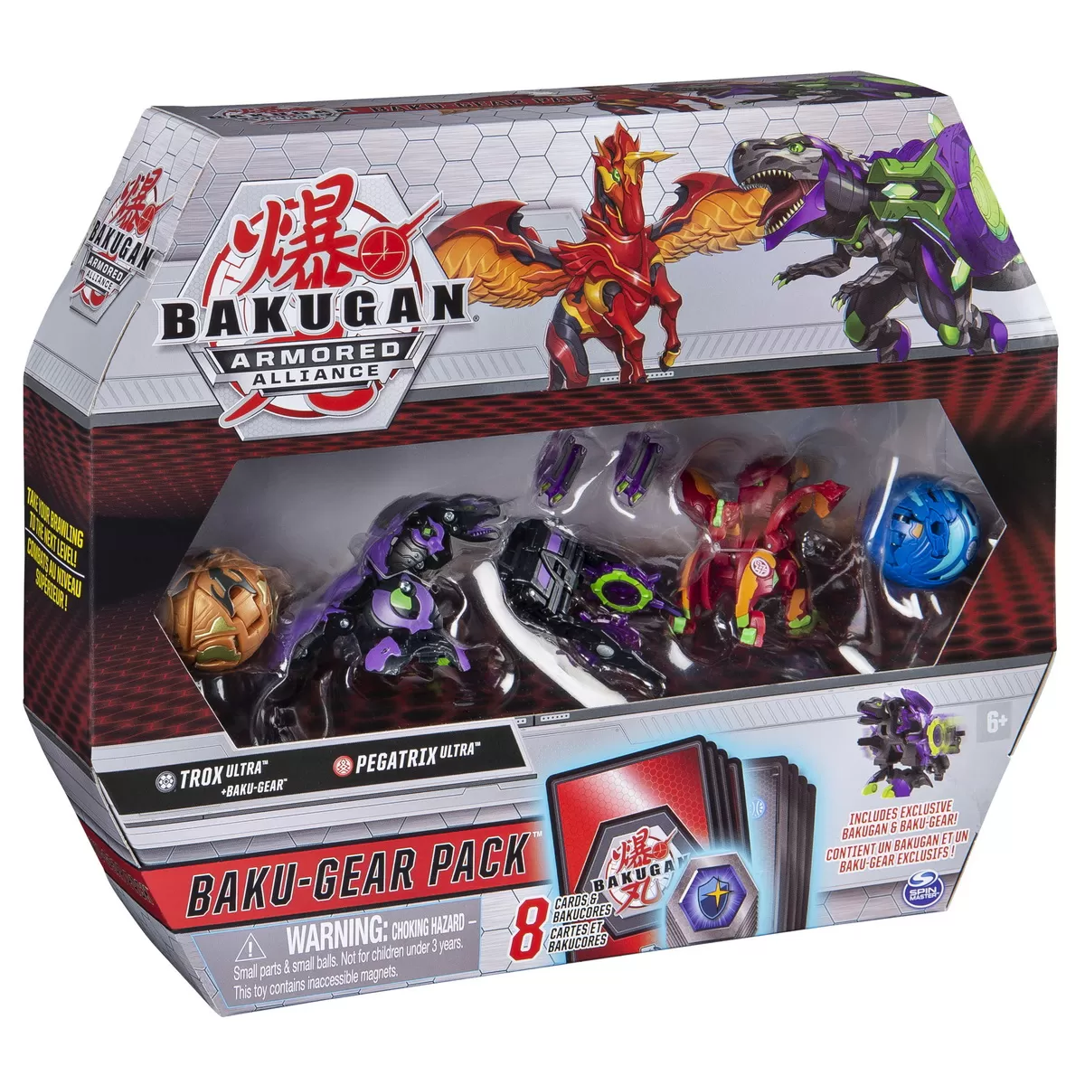 BAKUGAN S2 SET DE LUPTA ULTRA PEGATRIX SI TROX CU BAKU-GEAR