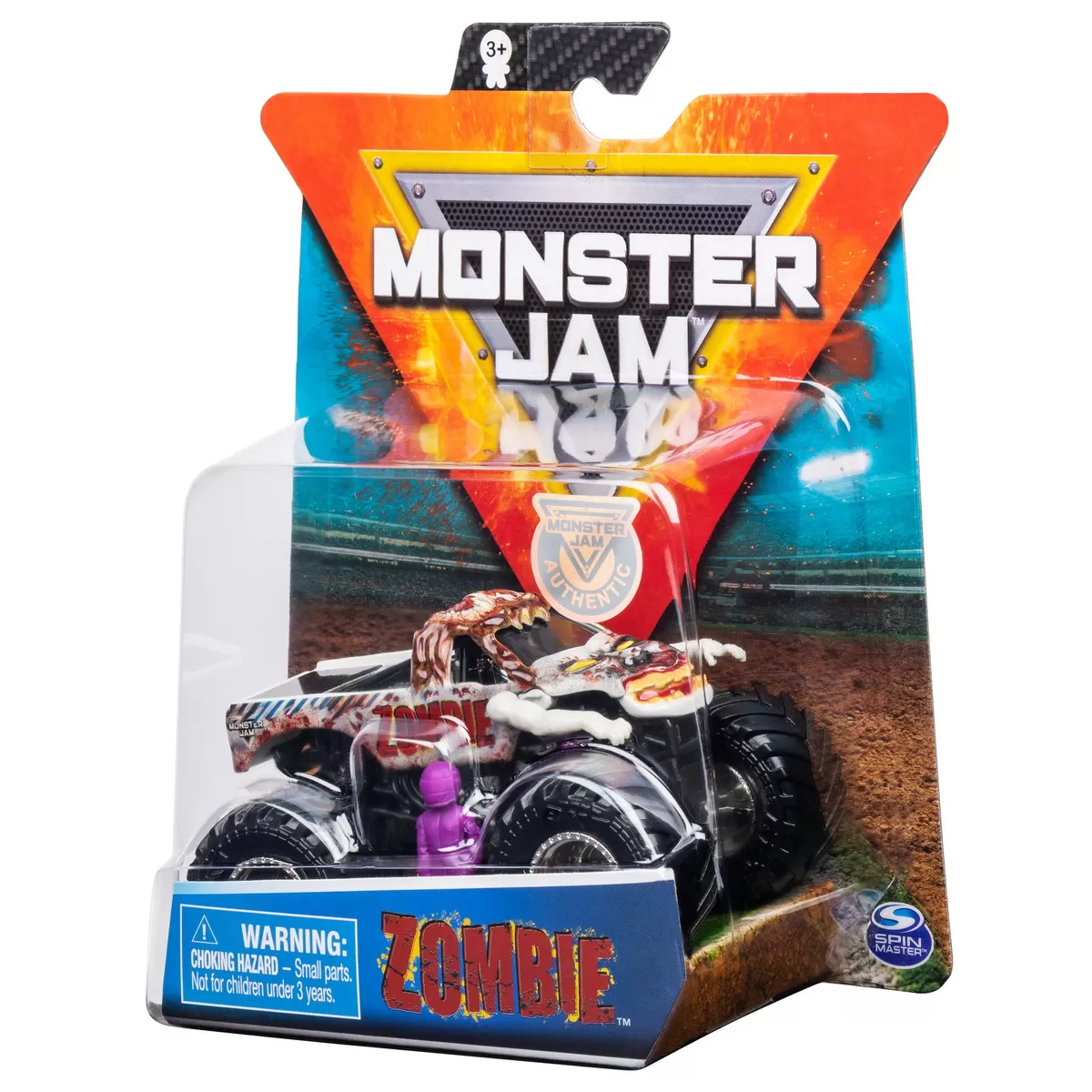 MONSTER JAM METALICA ZOMBIE SCARA 1 LA 64