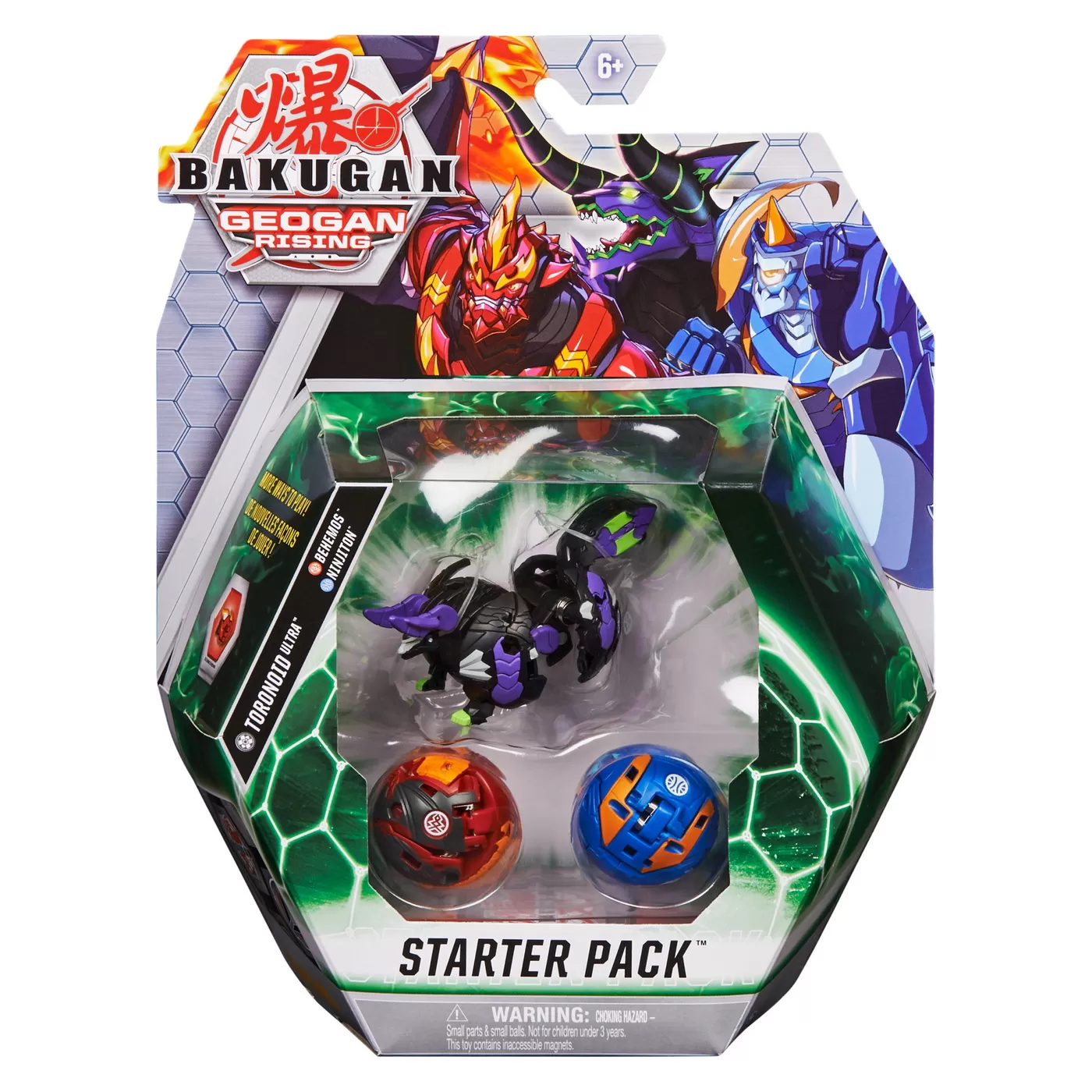BAKUGAN S3 PACHET STARTER TORONOID ULTRA, BEHEMOS SI NINJITON
