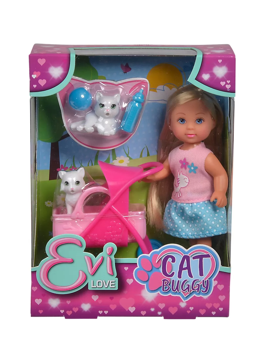 EVI LOVE PAPUSA EVI SI CARUCIORUL EI PENTRU PISICI
