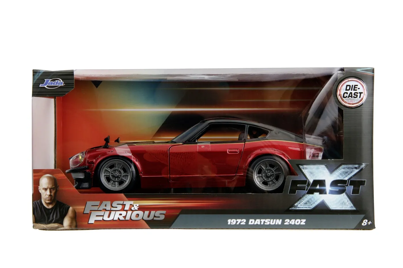 JADA FAST FURIOUS MASINUTA METALICA DATSUN 240Z 1972 SCARA 1:24