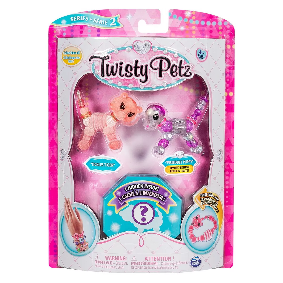 TWISTY PETZ SET 3 BRATARI ANIMALUTE CATEL TIGRU SI SURPRIZA