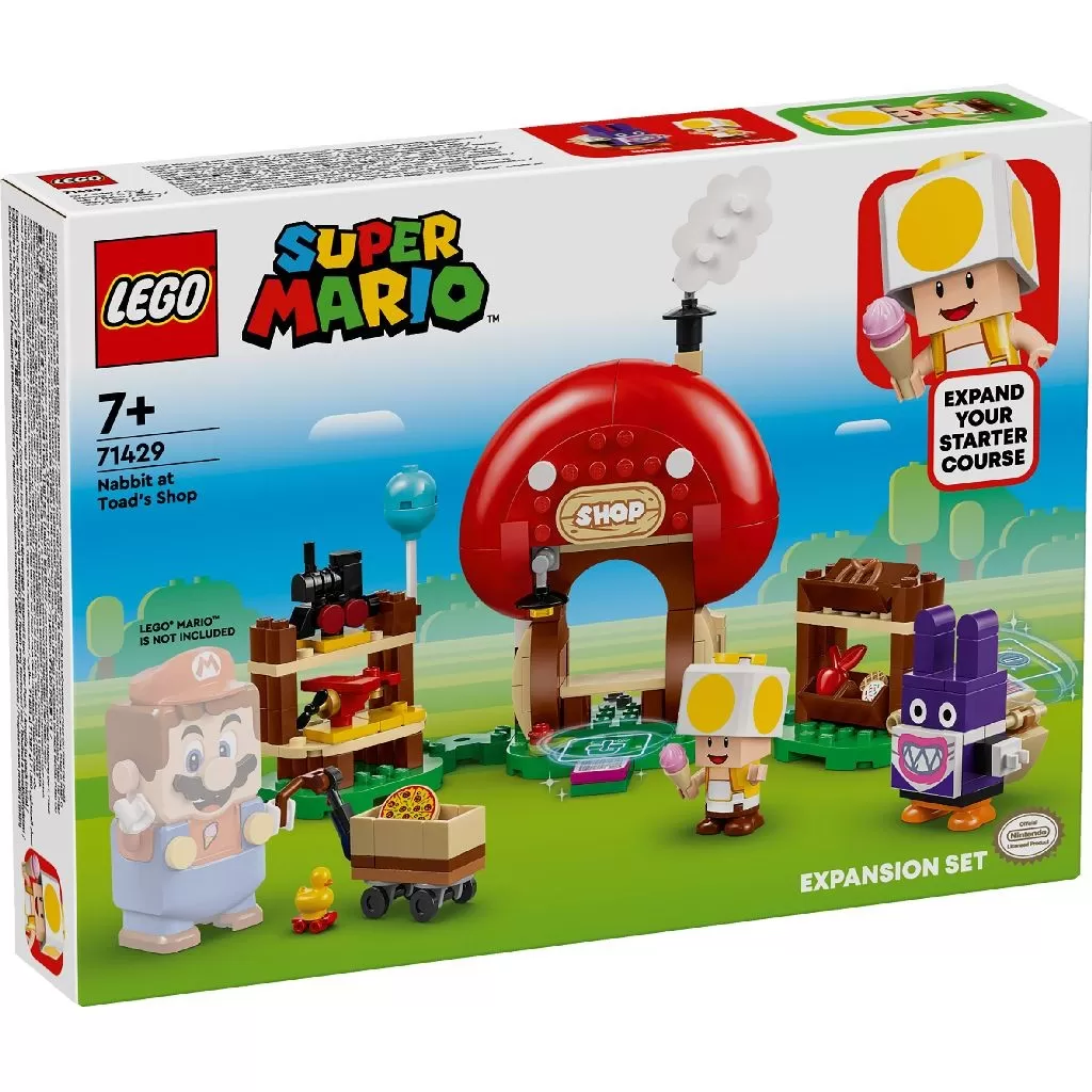LEGO SUPER MARIO SET DE EXTINDERE NABBIT LA MAGAZINUL LUI TOAD 71429