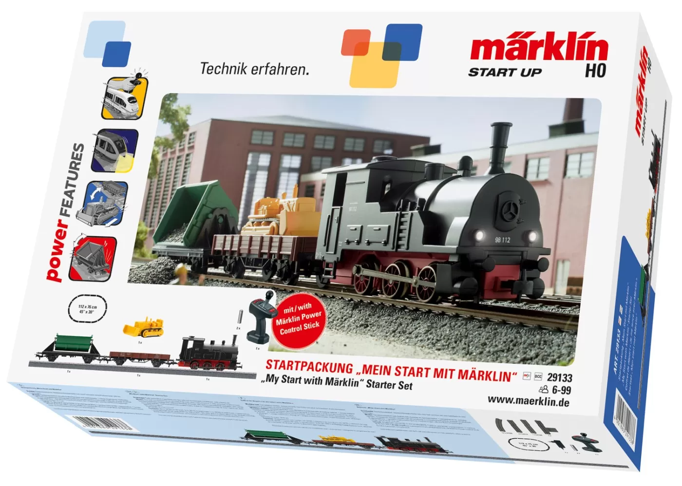 MARKLIN SET STARTER LOCOMOTIVA