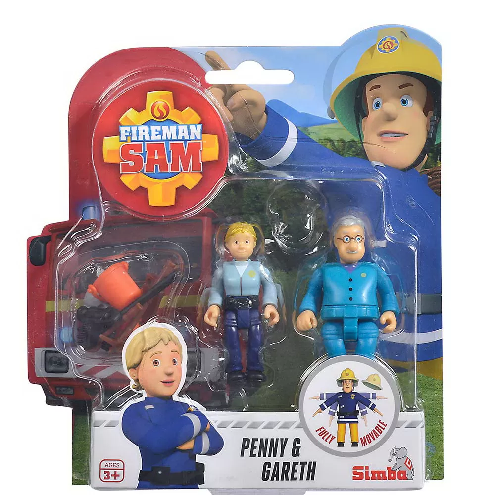 POMPIERUL SAM SET FIGURINE PENNY SI GARETH 7.5CM