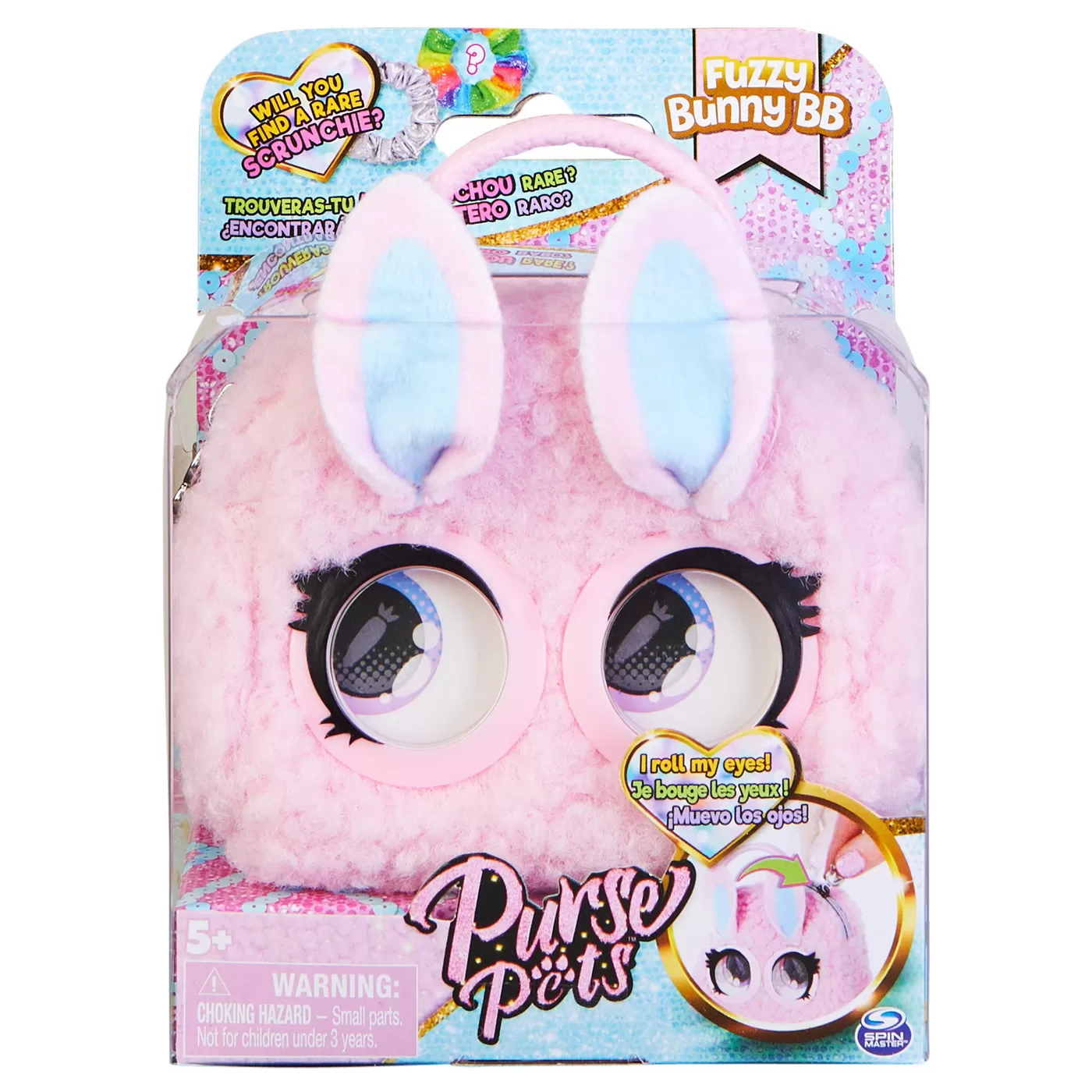 PURSE PETS GENTUTA MICRO IEPURAS ROZ