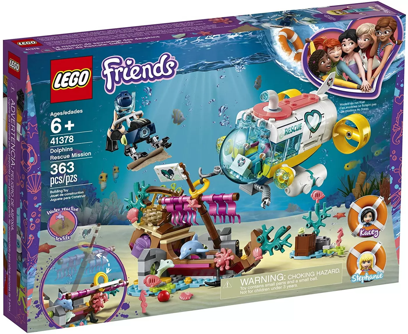 LEGO FRIENDS MISIUNEA DE SALVARE A DELFINILOR 41378