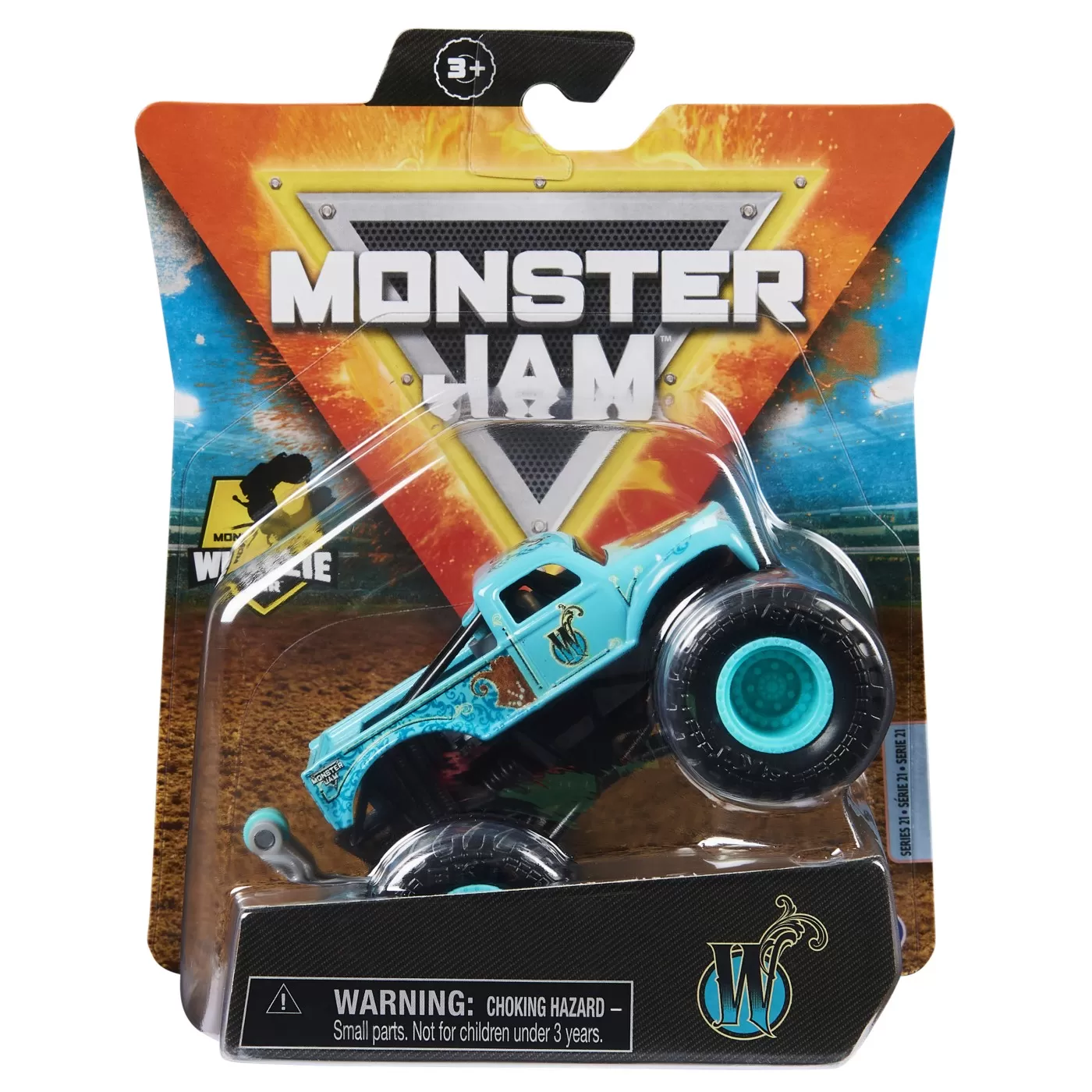 MONSTER JAM MASINUTA METALICA WHIPLASH SCARA 1 LA 64