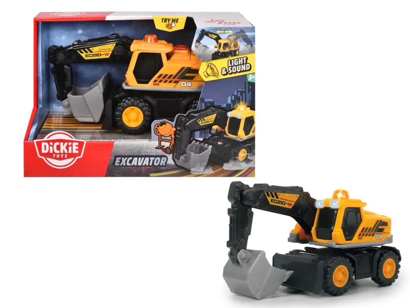 DICKIE EXCAVATOR 16CM
