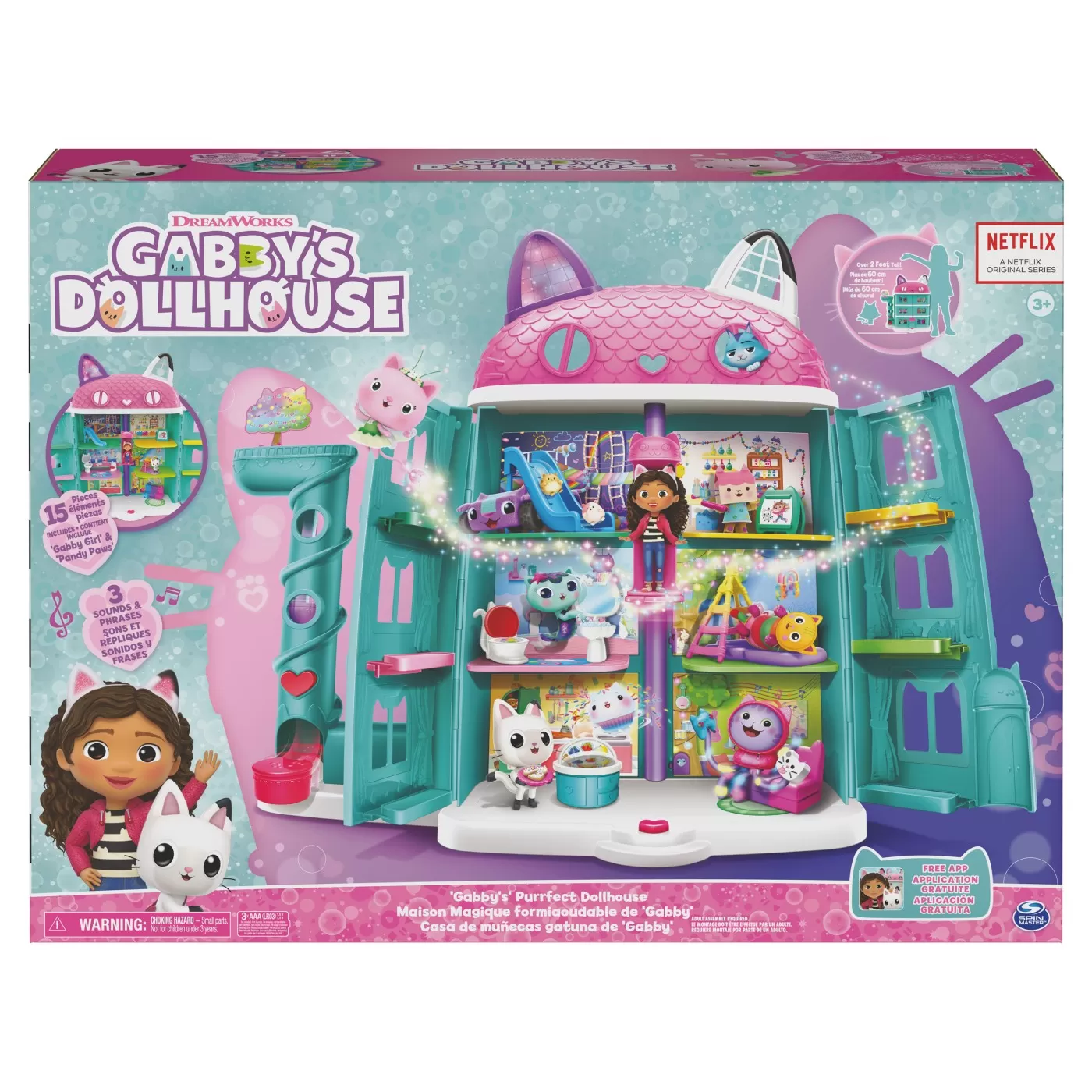 GABBYS DOLLHOUSE CASA PURRFECT A LUI GABBY