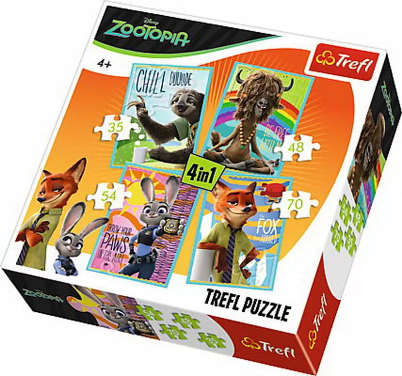 PUZZLE TREFL 4IN1 PORTRETE