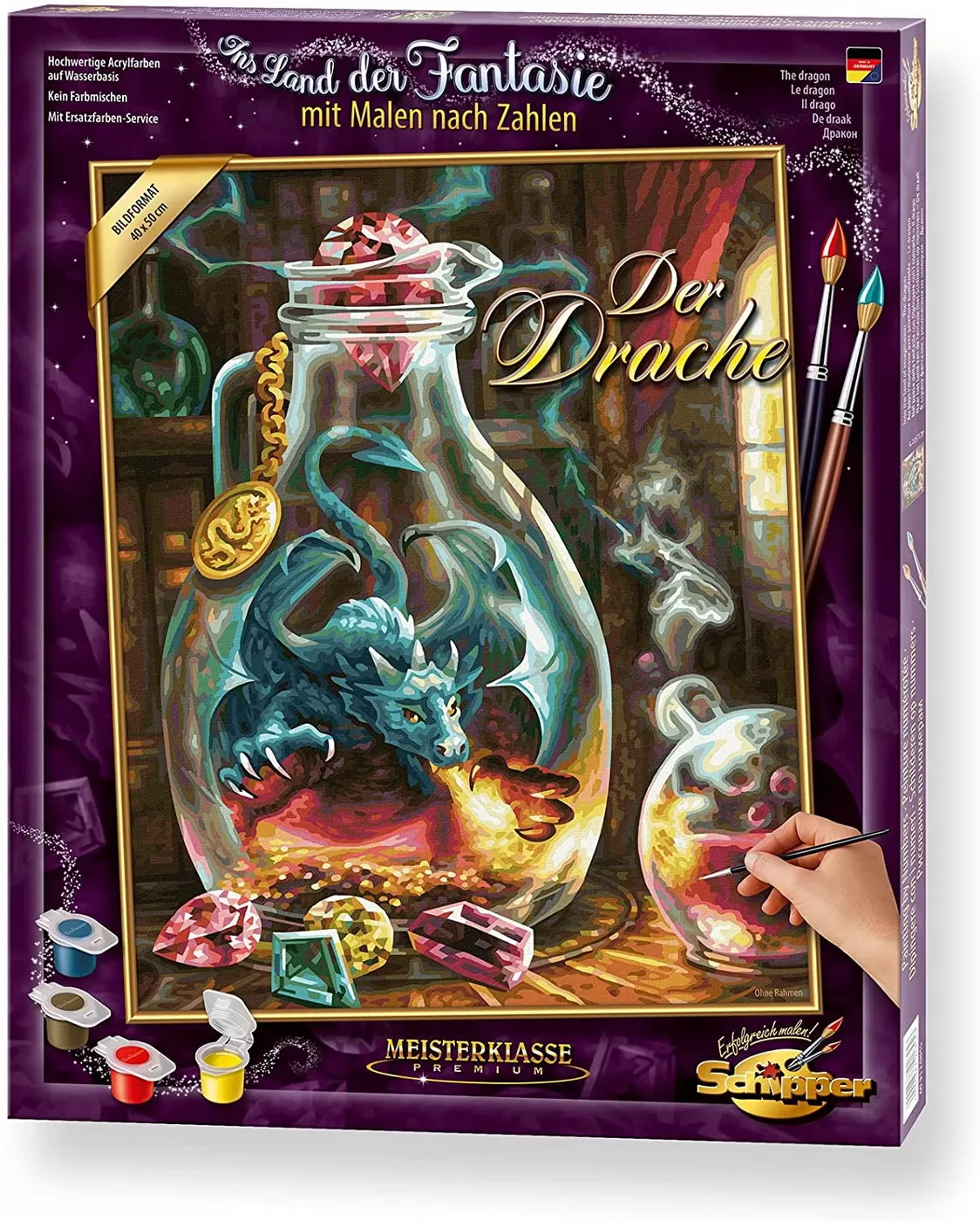 KIT PICTURA PE NUMERE SCHIPPER DRAGONUL