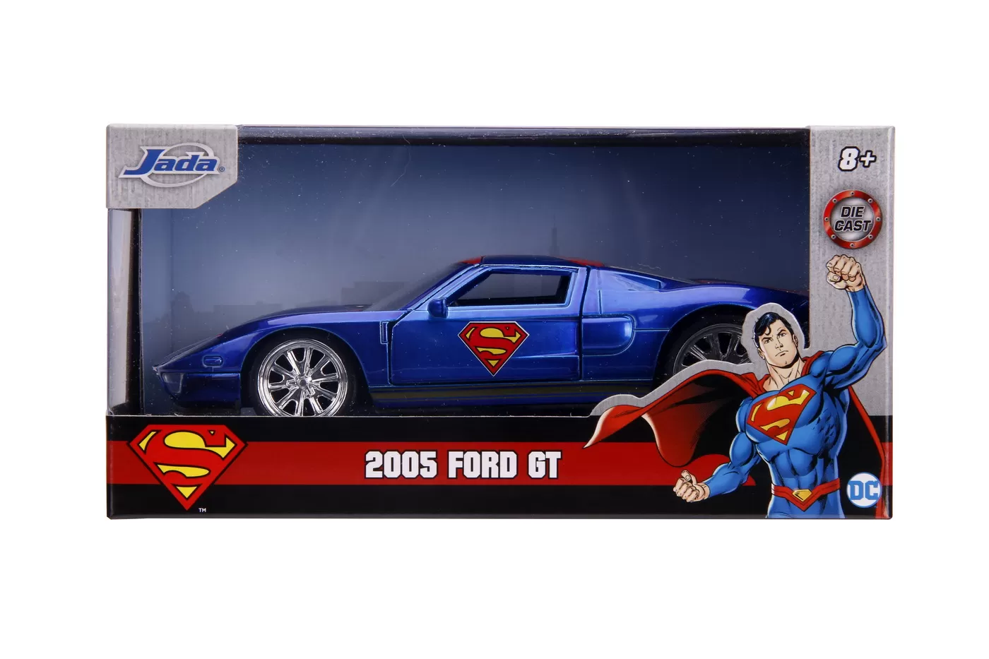 MASINUTA METALICA SUPERMAN 2005 FORD GT SCARA 1 LA 32