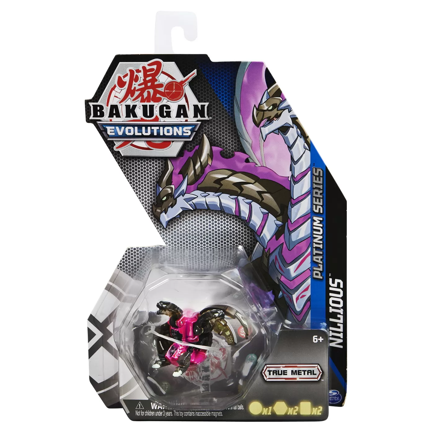 BAKUGAN S4 FIGURINA METALICA NILLIOUS