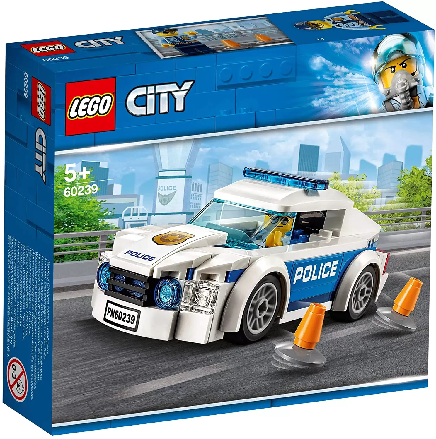 LEGO CITY MASINA DE POLITIE PENTRU PATRULARE 60239