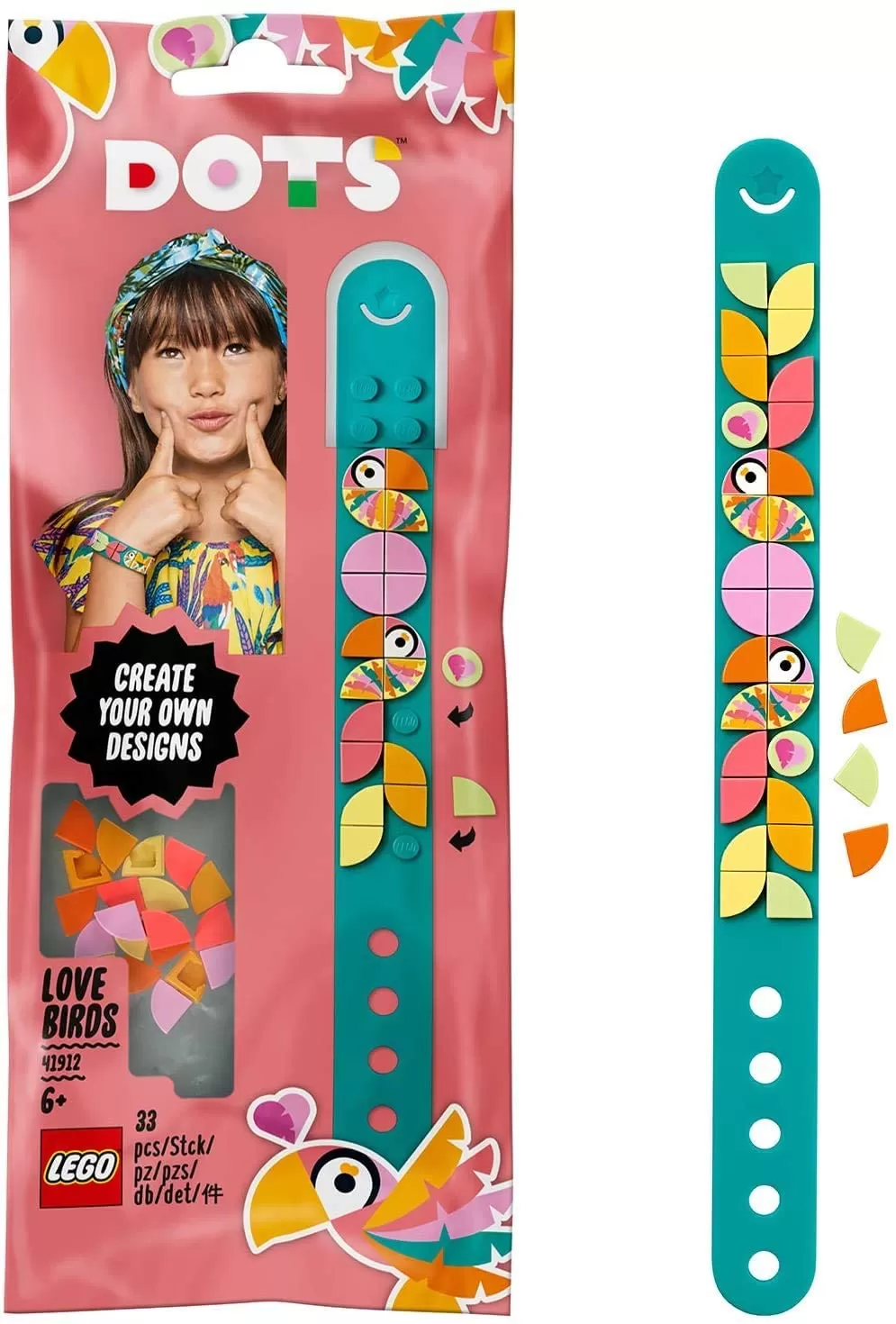 LEGO DOTS BRĂȚARĂ TROPICALĂ