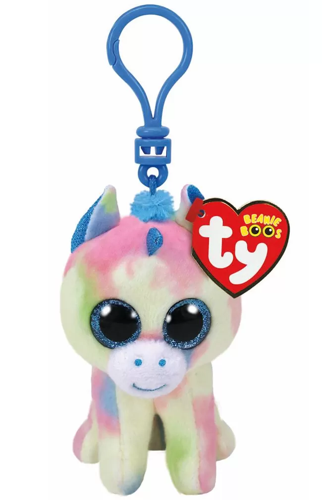 PLUS BRELOC TY 8.5CM UNICORN ALBASTRU