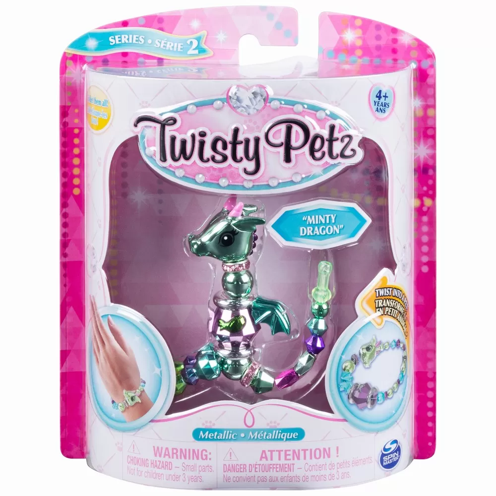 TWISTY PETZ BRATARA ANIMALUT MINTY DRAGON