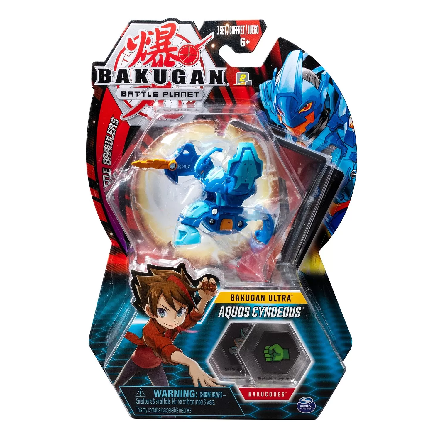 BAKUGAN BILA ULTRA AQUOS CYNDEOUS KNIGHT BLUE