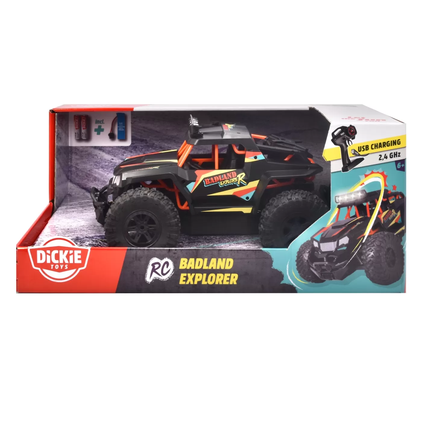 DICKIE MASINUTA CU TELECOMANDA BADLAND EXPLORER 32CM