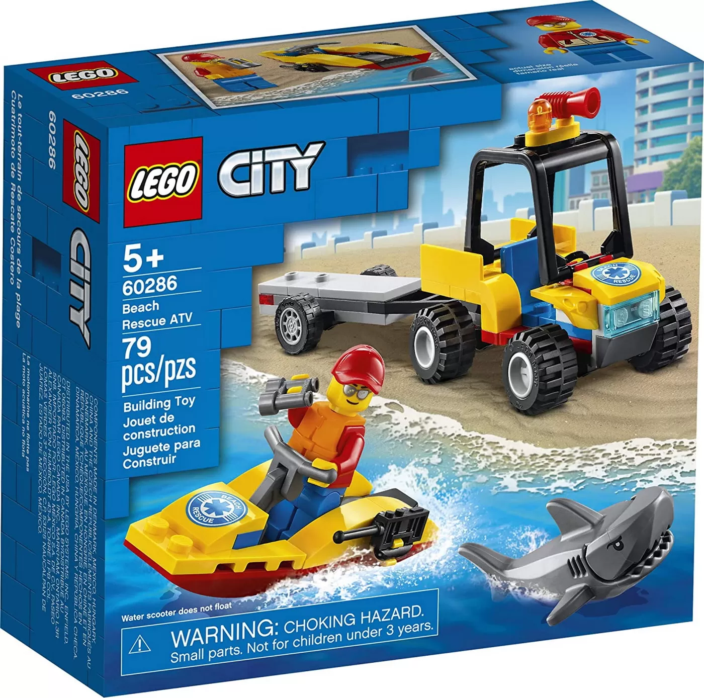LEGO CITY ATV DE SALVARE PE PLAJA 60286
