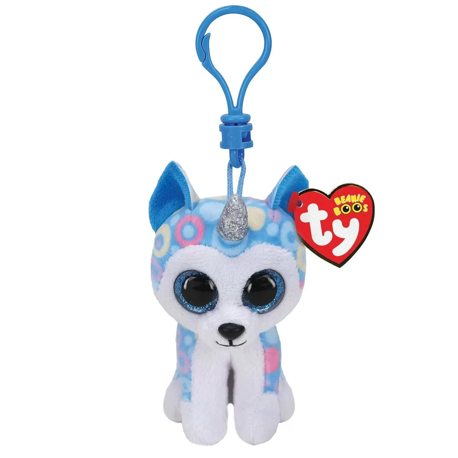 PLUS BRELOC TY 8.5CM HUSKY UNICORN