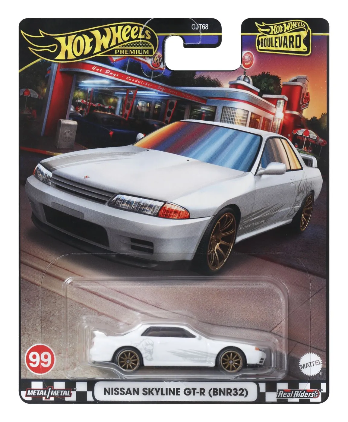 HOT WHEELS PREMIUM BOULEVARD MASINUTA METALICA NISSAN SKYLINE GT-R SCARA 1:64