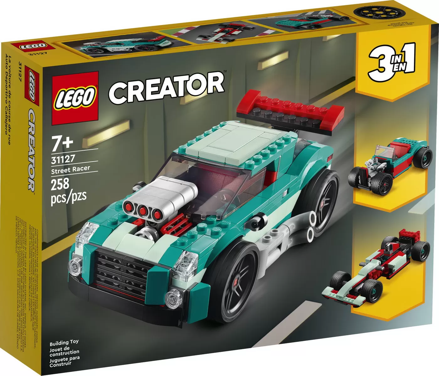 LEGO CREATOR MASINA DE CURSE PE SOSEA 31127