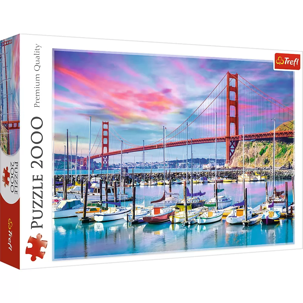 PUZZLE TREFL 2000 GOLDEN GATE SAN FRANCISCO
