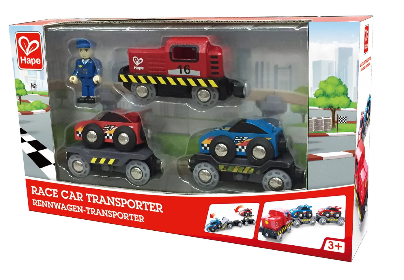 HAPE TRENULET TRANSPORT MASINI DE CURSE