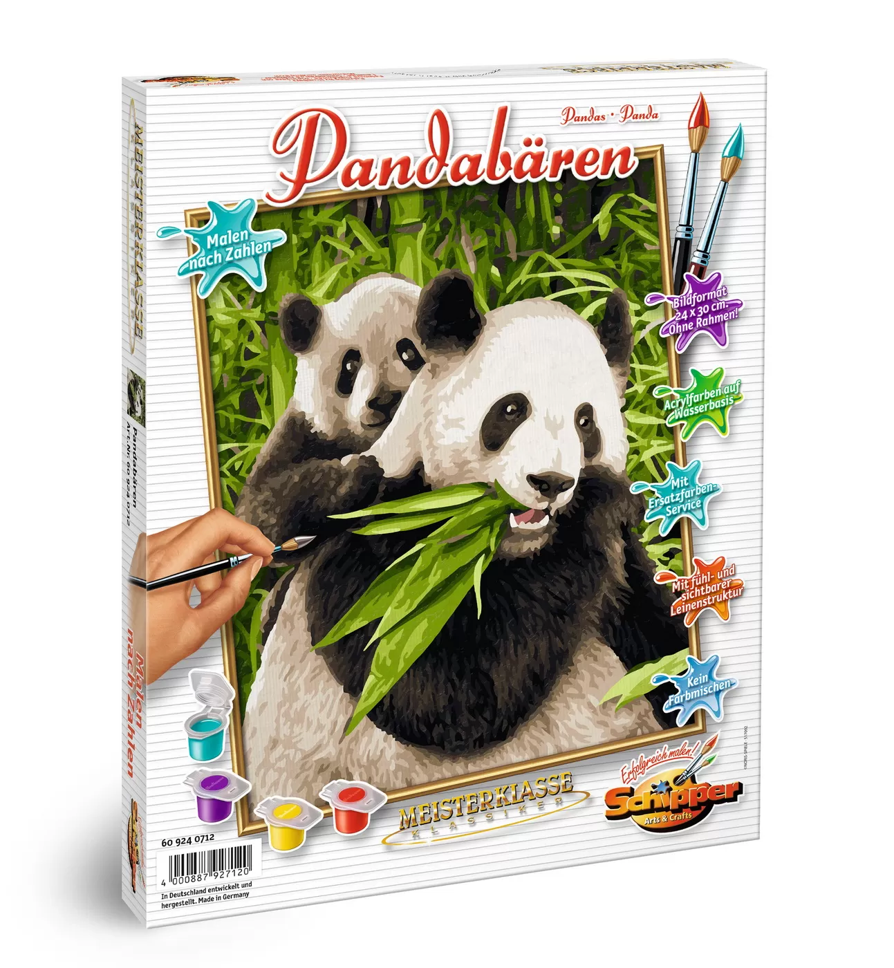 KIT PICTURA PE NUMERE SCHIPPER URSULETII PANDA