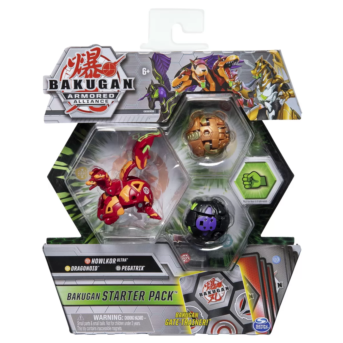 BAKUGAN S2 PACHET DE START DRAGONOID HOWLKOR SI PEGATRIX ULTRA