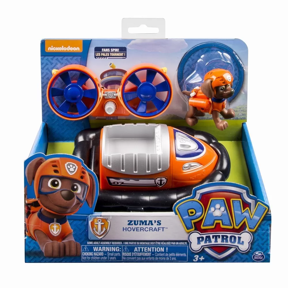 FIGURINA CU AUTOVEHICUL PAW PATROL HOVER UL LUI ZUMA