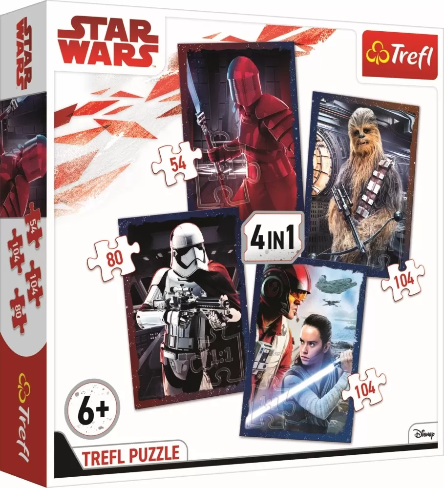 PUZZLE TREFL 4IN1 PREGATIT DE LUPTA