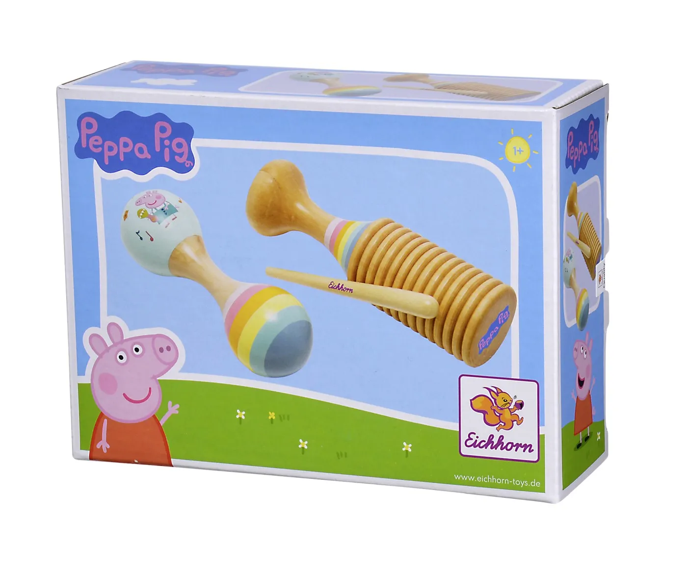 EICHHORN PEPPA PIG SET MUZICAL MARACAS SI CLICHET