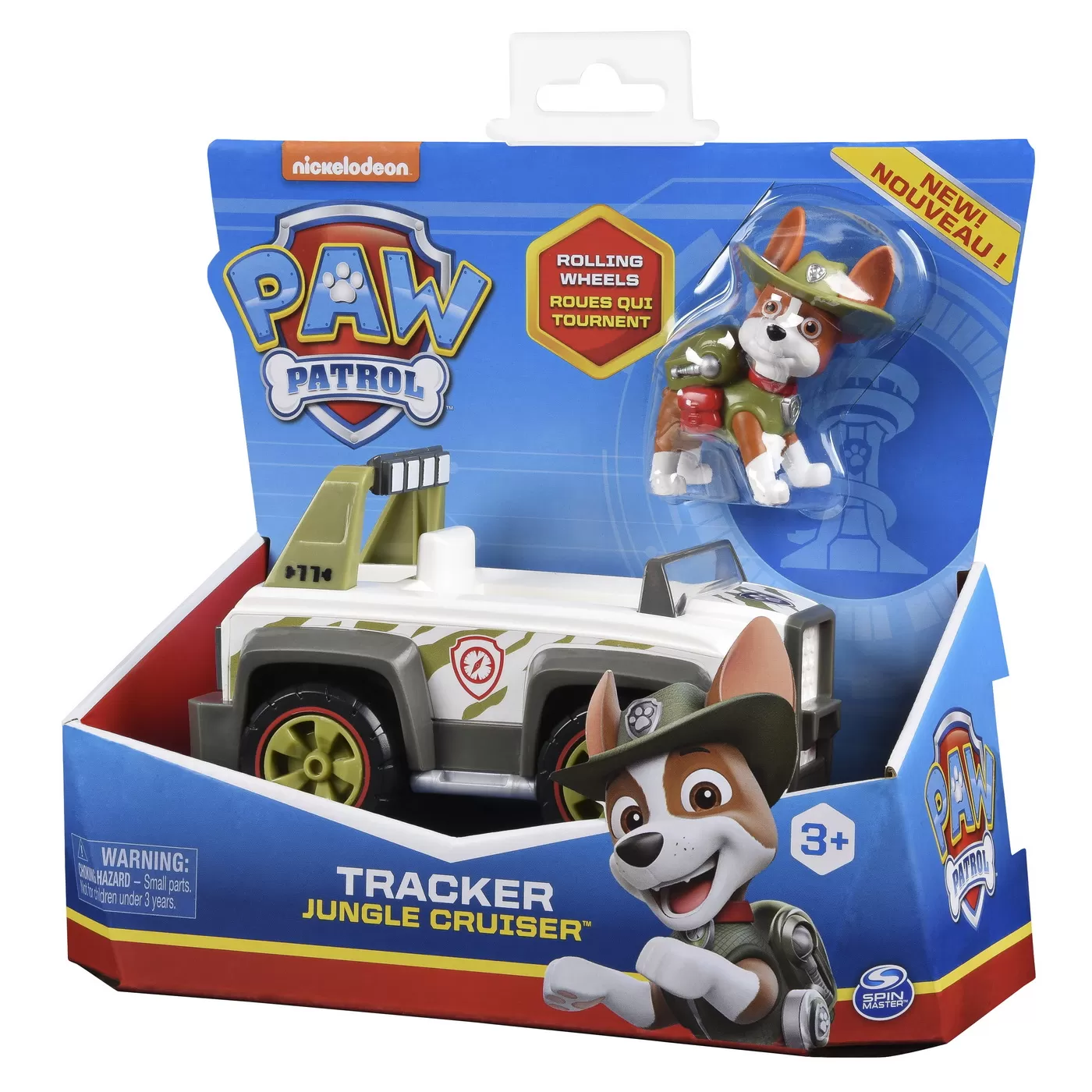 PATRULA CATELUSILOR VEHICULE CU FIGURINA CATELUS TRACKER