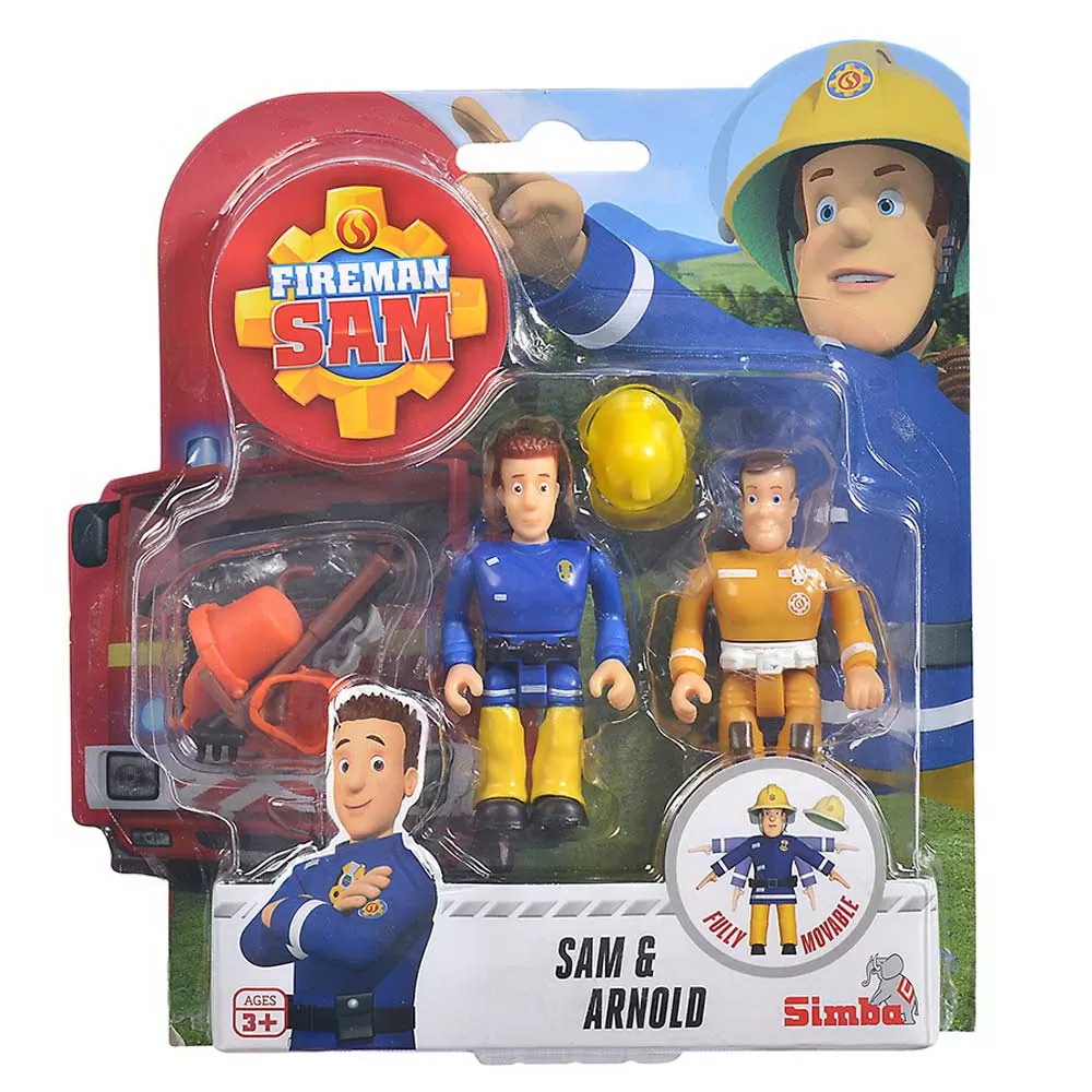 POMPIERUL SAM SET FIGURINE SAM SI ARNOLD 7.5CM