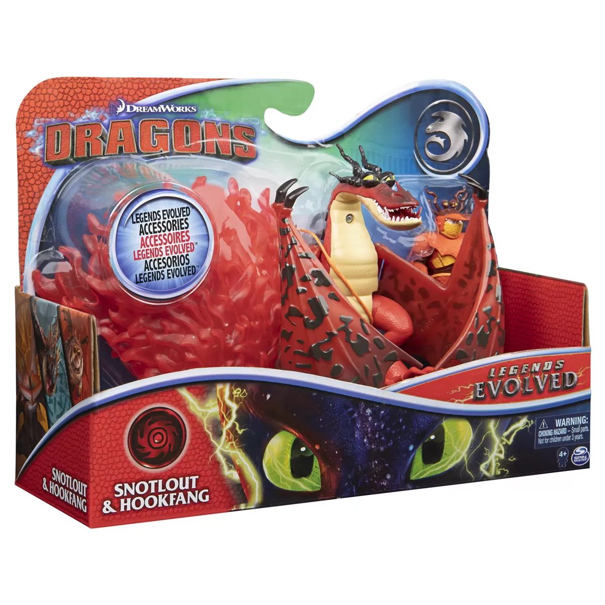 DRAGONS3 SET DRAGON HOOKFANG CU FIGURINA SNOTLOUT