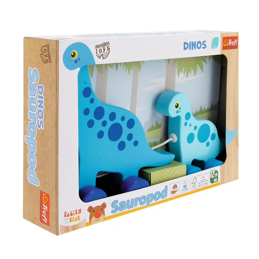 TREFL BABIES AND THE BEAR JUCARIE DIN LEMN DINOS SAUROPOD