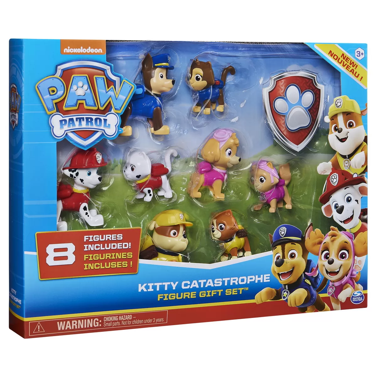 PATRULA CATELUSILOR SET 8 FIGURINE SERIA PISICUTELE NAZDRAVANE
