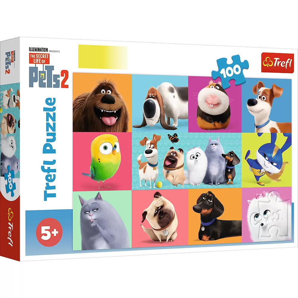 PUZZLE TREFL 100 VIATA SECRETA A ANIMALELOR 2