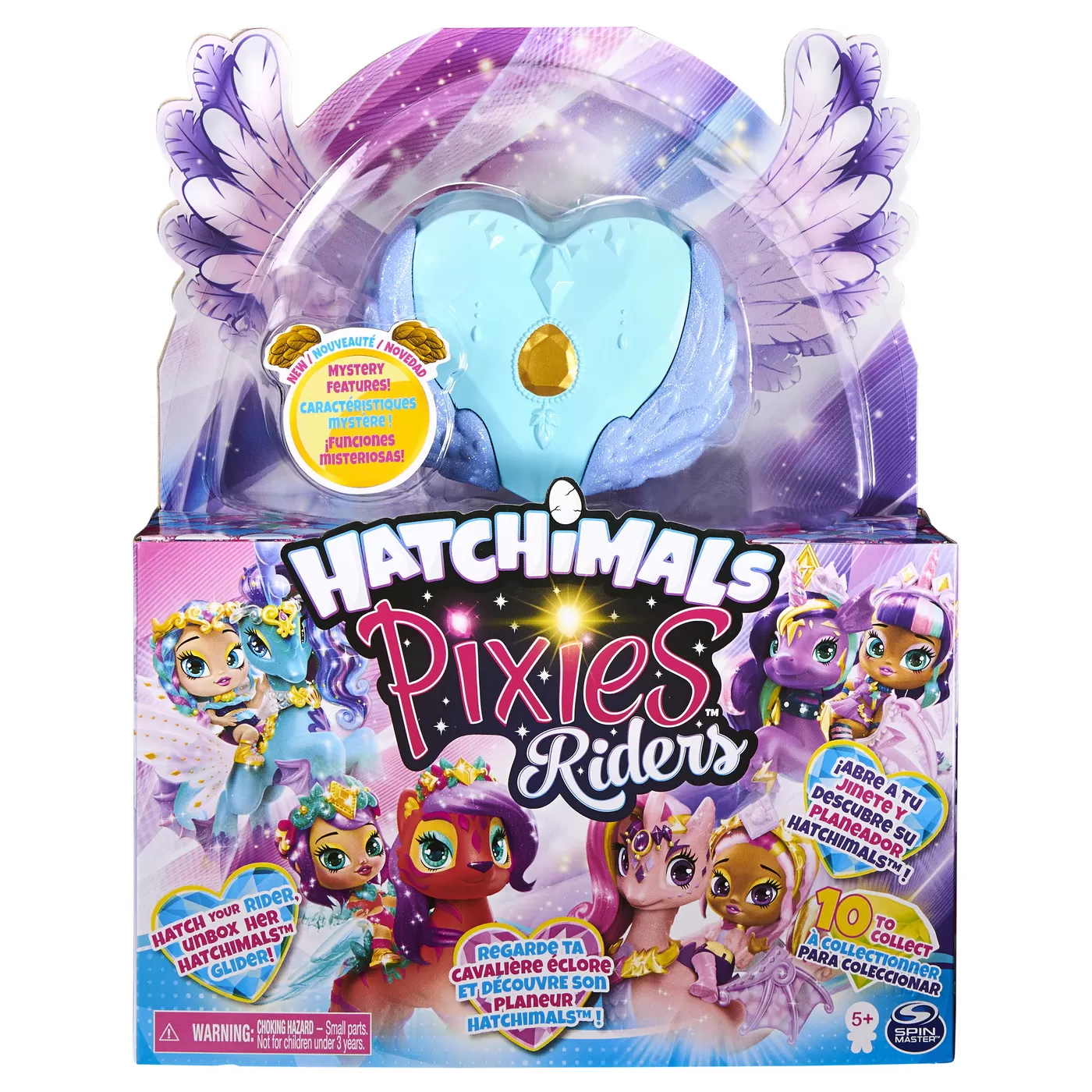 PIXIE CREATURA FANTASTICA PAPUSICA CU UNICORNUL ALBASTRU