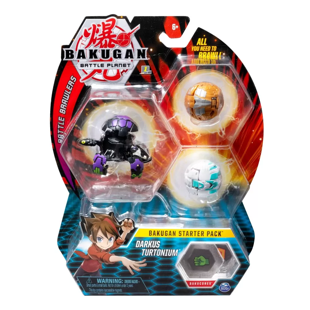 BAKUGAN PACHET START DARKUS TURTONIUM