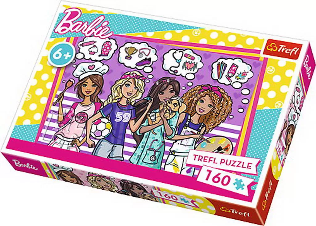 PUZZLE TREFL 160 VISEAZA BARBIE