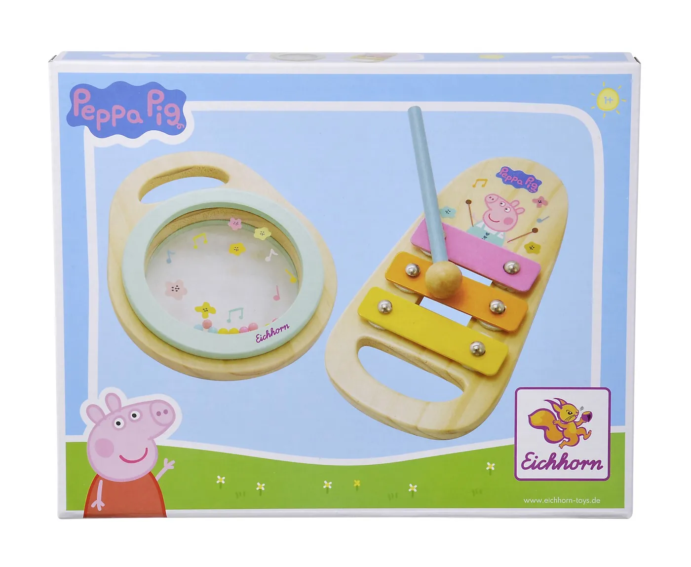 EICHHORN PEPPA PIG SET TOBA SI XILOFON DIN LEMN
