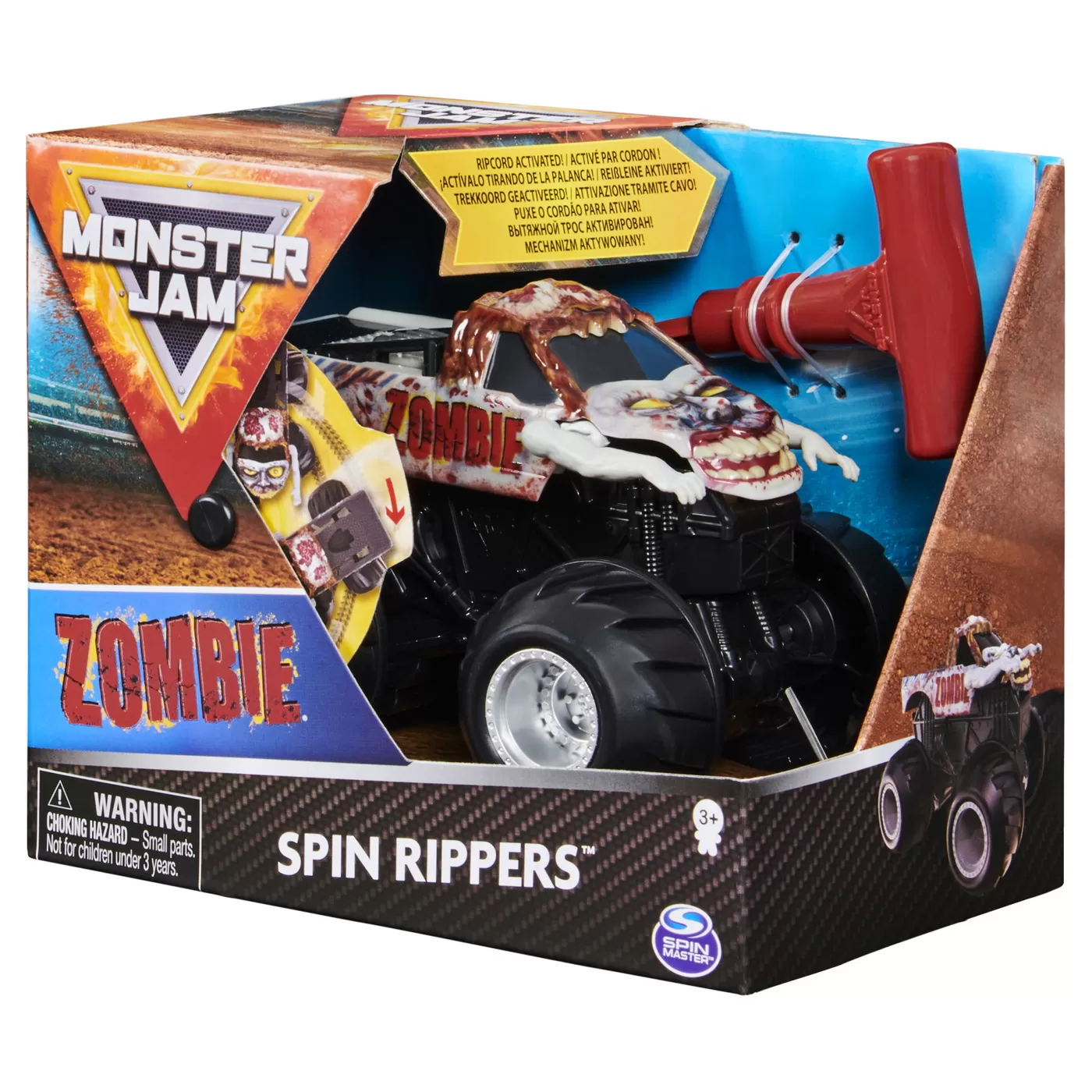 MONSTER JAM ZOMBIE SERIA SPIN RIPPERS SCARA 1 LA 43